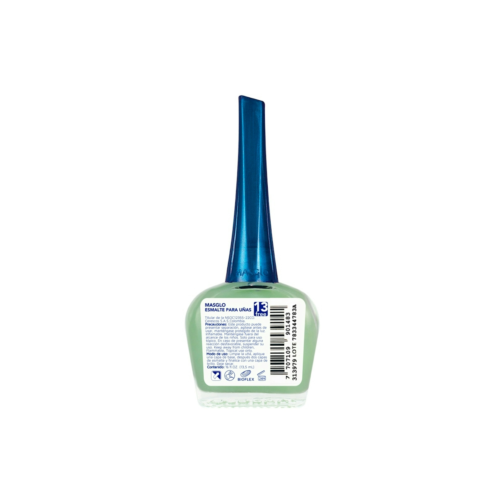 Esmalte De Uñas Masglo Tonos Azules Y Verdes