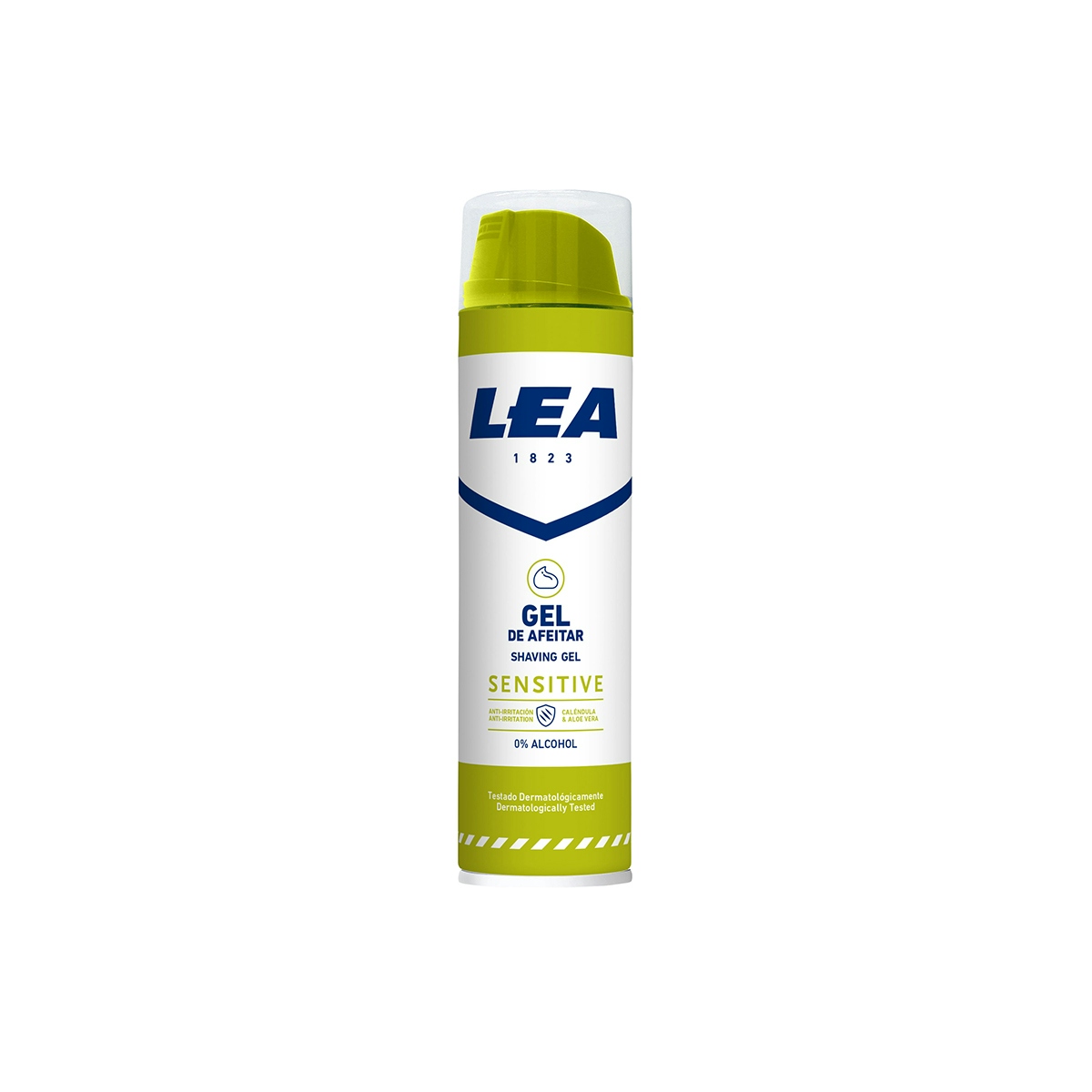 Imagen de Gel De Afeitar Sensitive 0% Alcohol LEA 200Ml