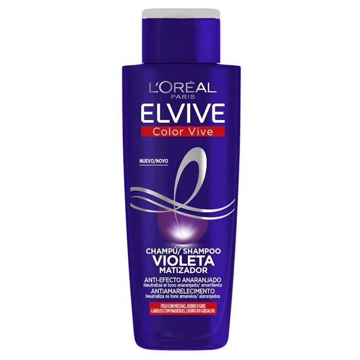 Champú Color Vive Violeta Matizador Elvive 200Ml
