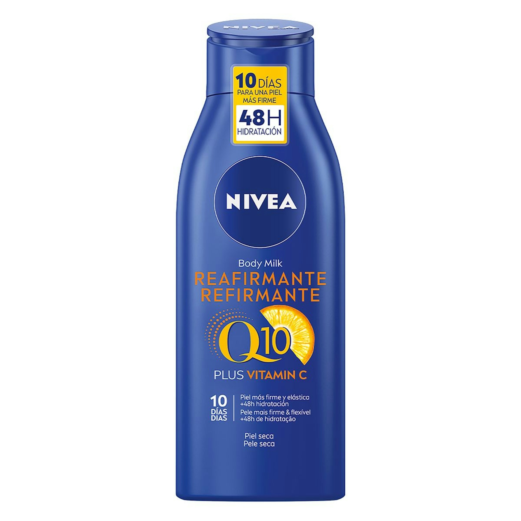 Crema reafirmante NIVEA Body milk Q10 energy piel seca 400 ml