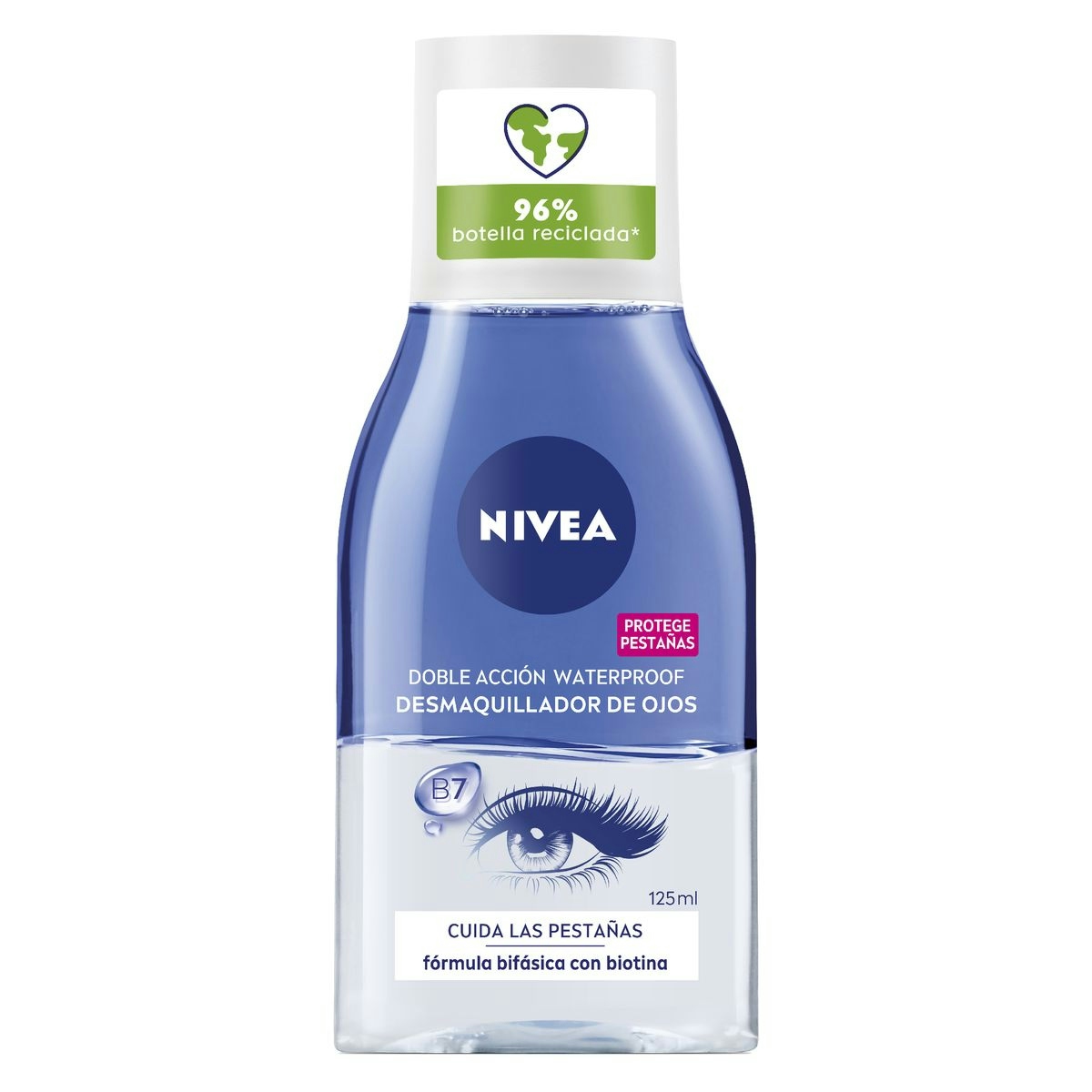 Desmaquillador ojos NIVEA doble acción botella 125 ml