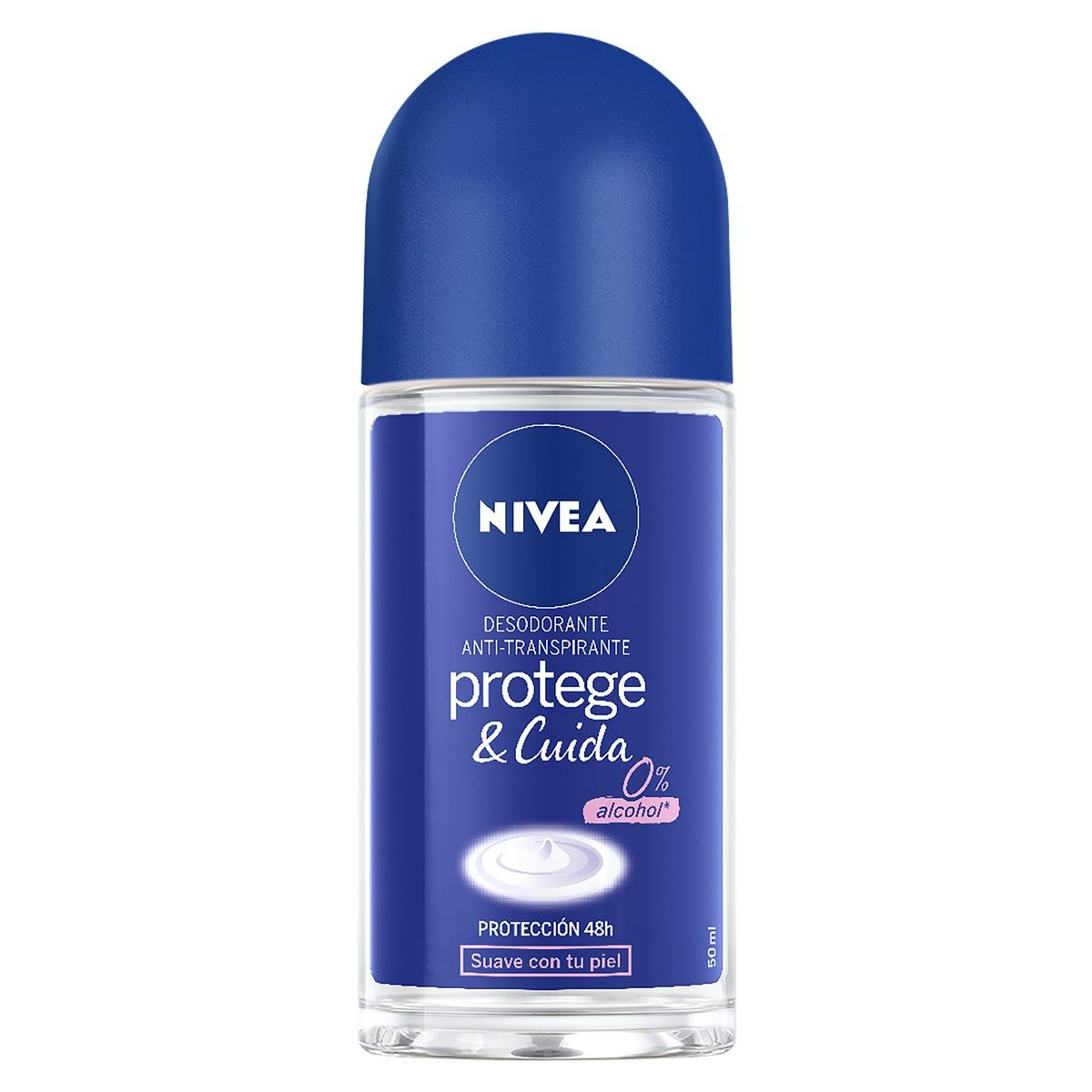 Desodorante protege y cuida NIVEA roll on 50 ml