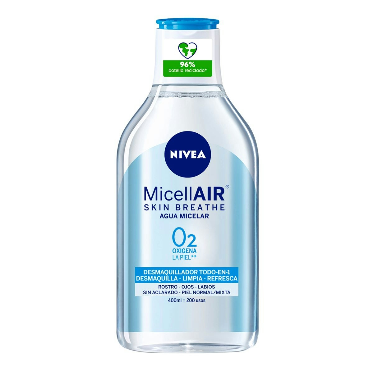 Agua micelar piel normal NIVEA 400 ml