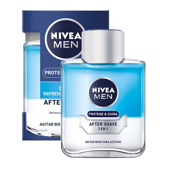 Loción Aftershave Nivea Men 2 En 1 Protege&Cuida 100Ml