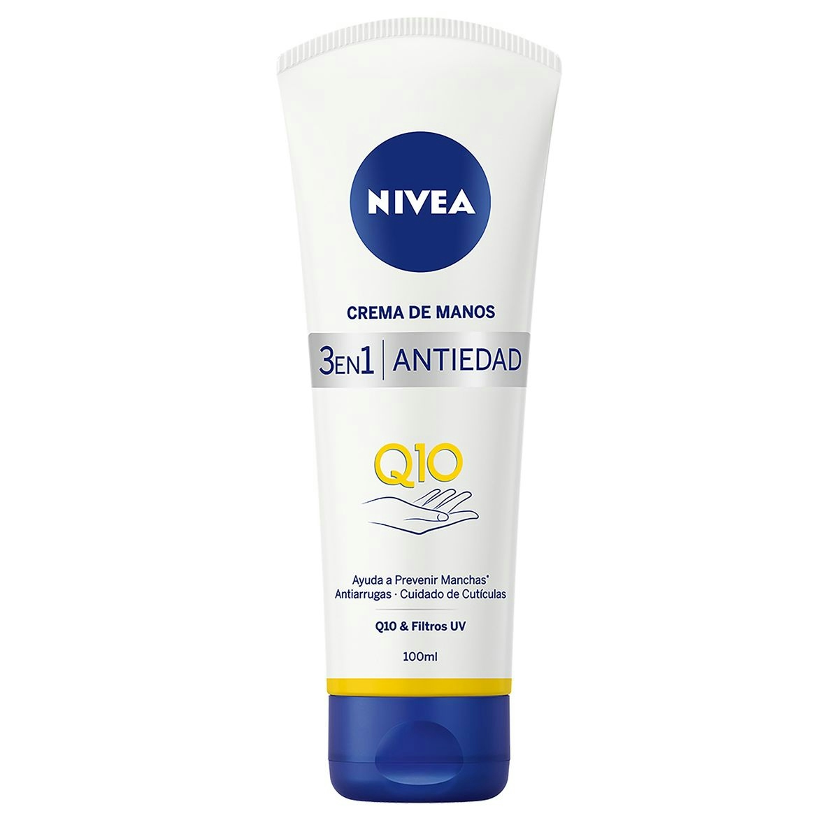 Crema para manos secas NIVEA Q10 Plus antiedad tubo 100 ml
