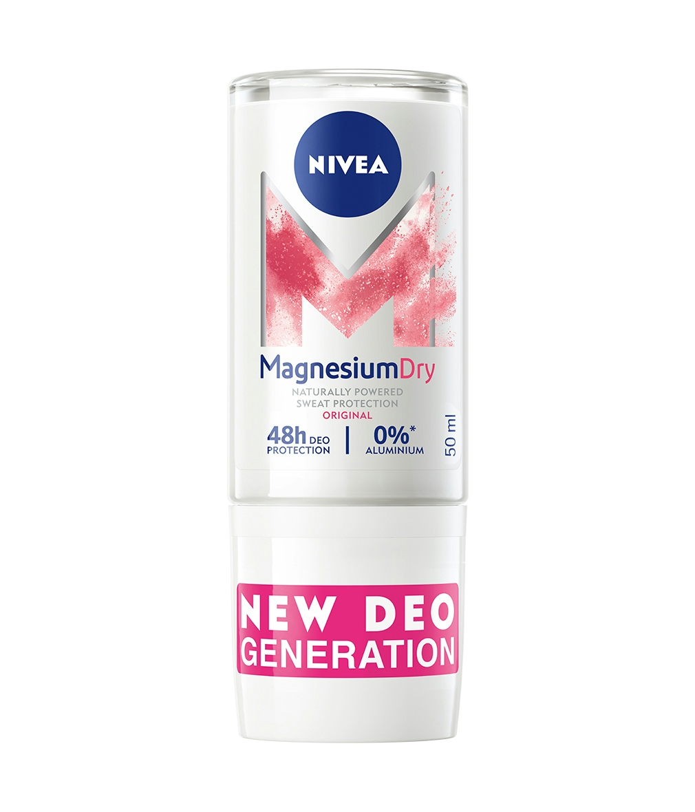 Desodorante mujer NIVEA MagnesiumDry dry roll on 1 ud