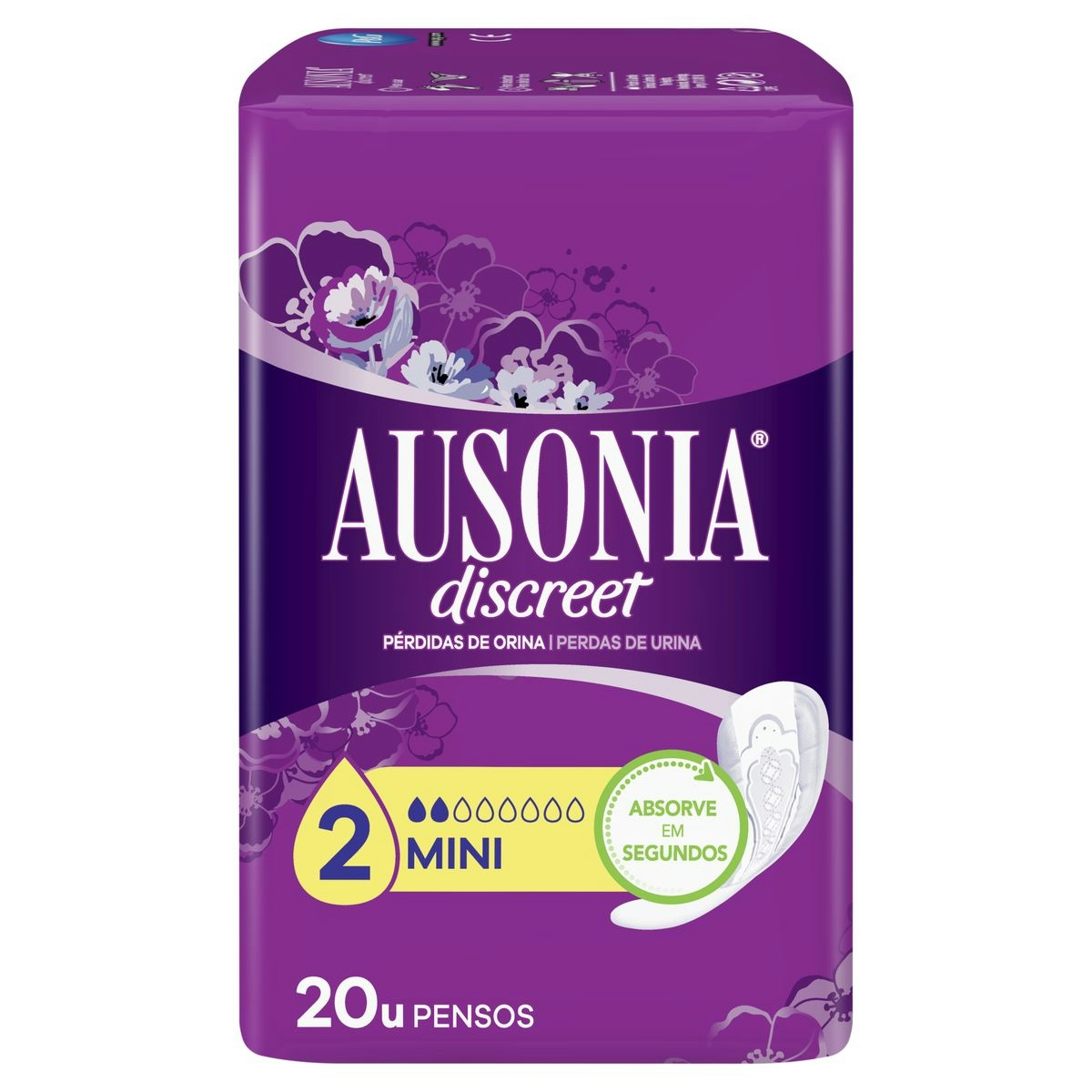 Compresas de incontinencia AUSONIA mini paquete 20 uds