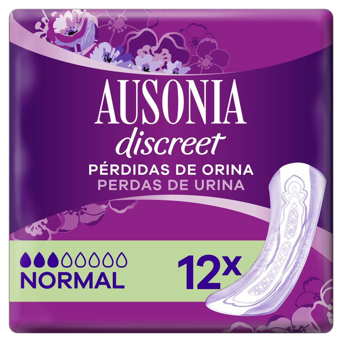 Compresas de incontinencia AUSONIA normal paquete 12 uds