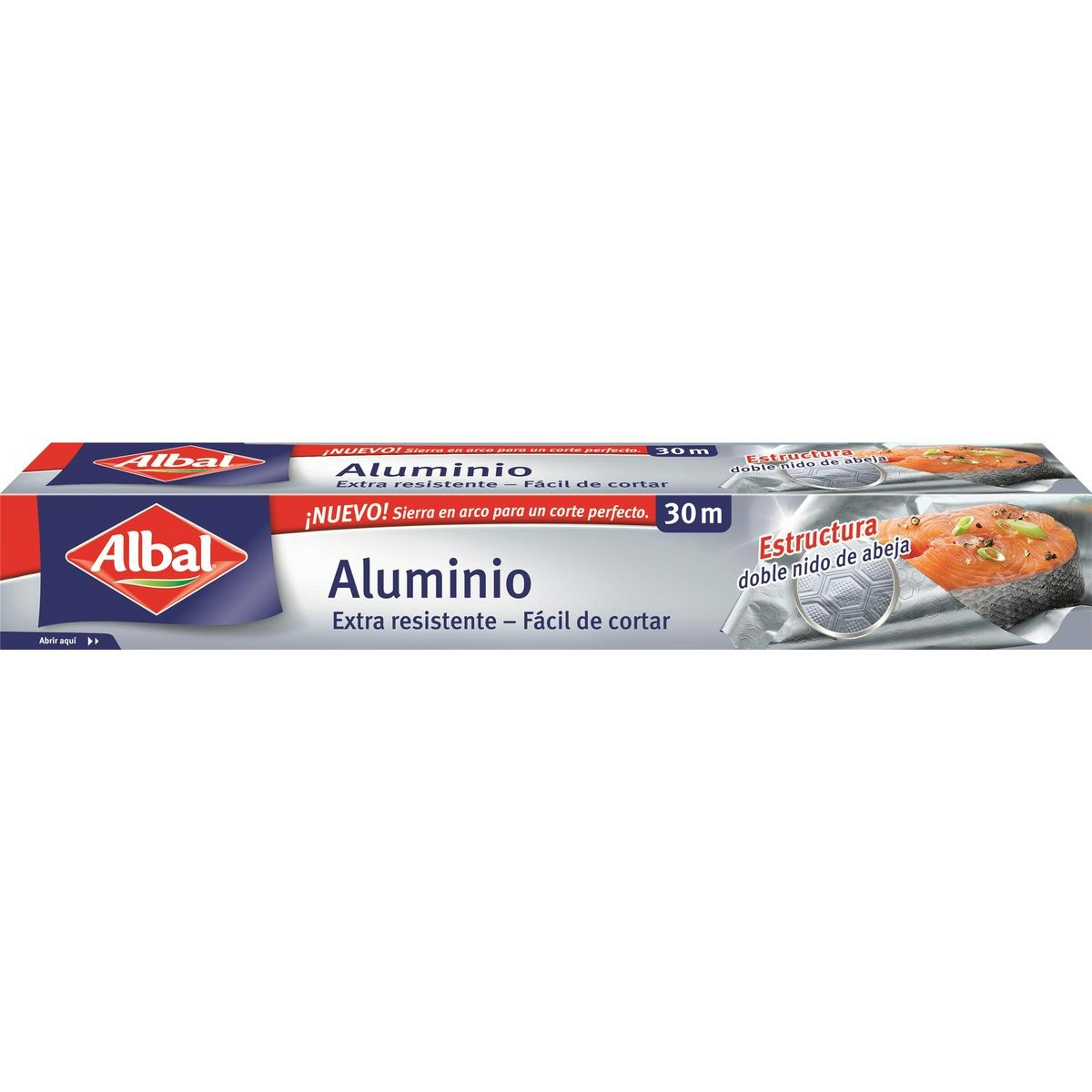 Papel aluminio ALBAL 30 m caja 1 ud
