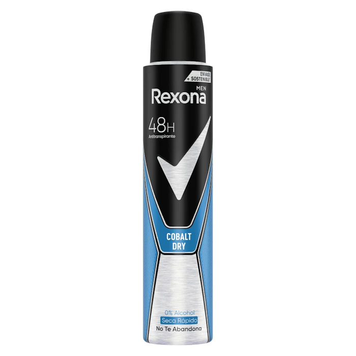 Desodorante Men Rexona Cobalt Dry Spray 200Ml