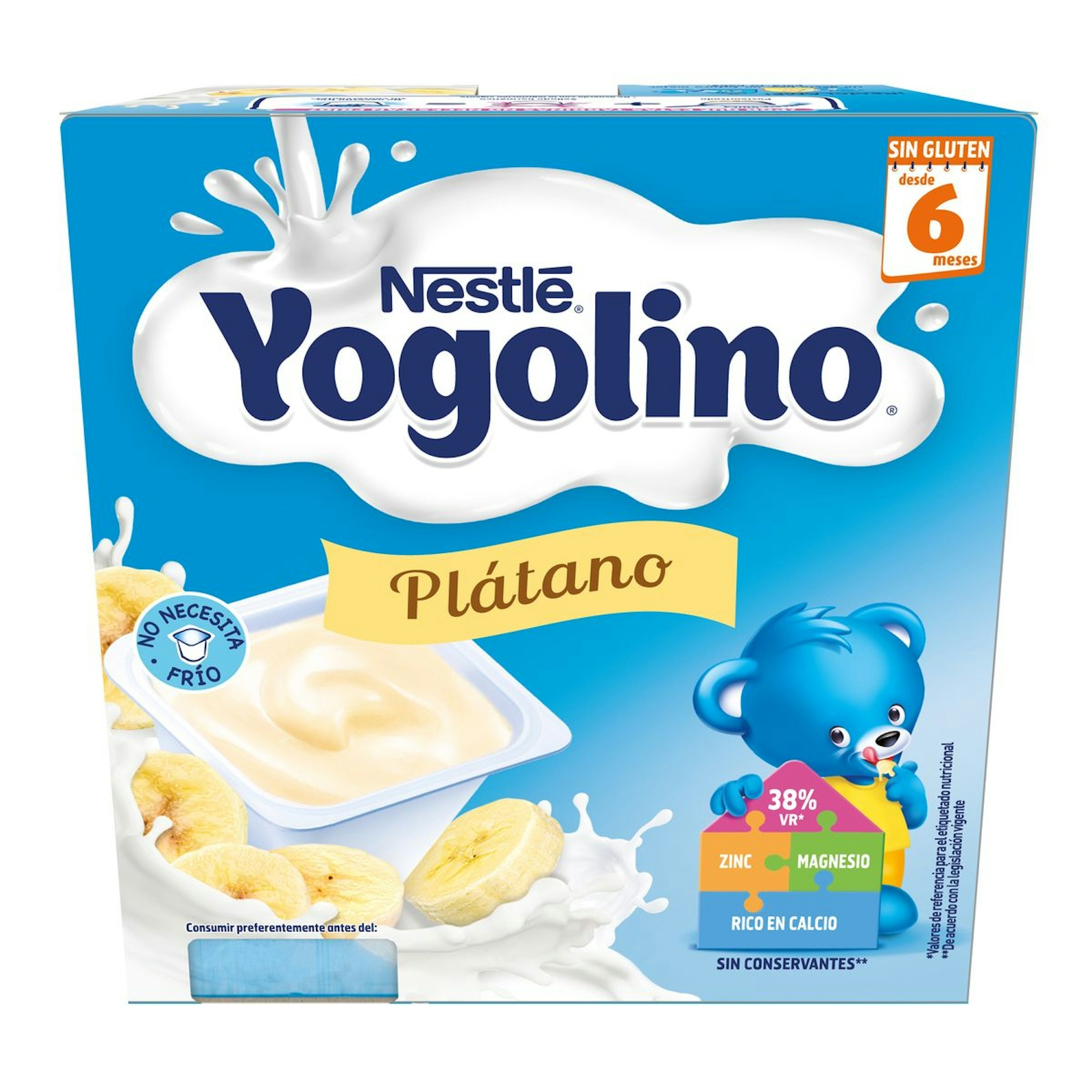Yogolino plátano NESTLE pack 4x100 gr