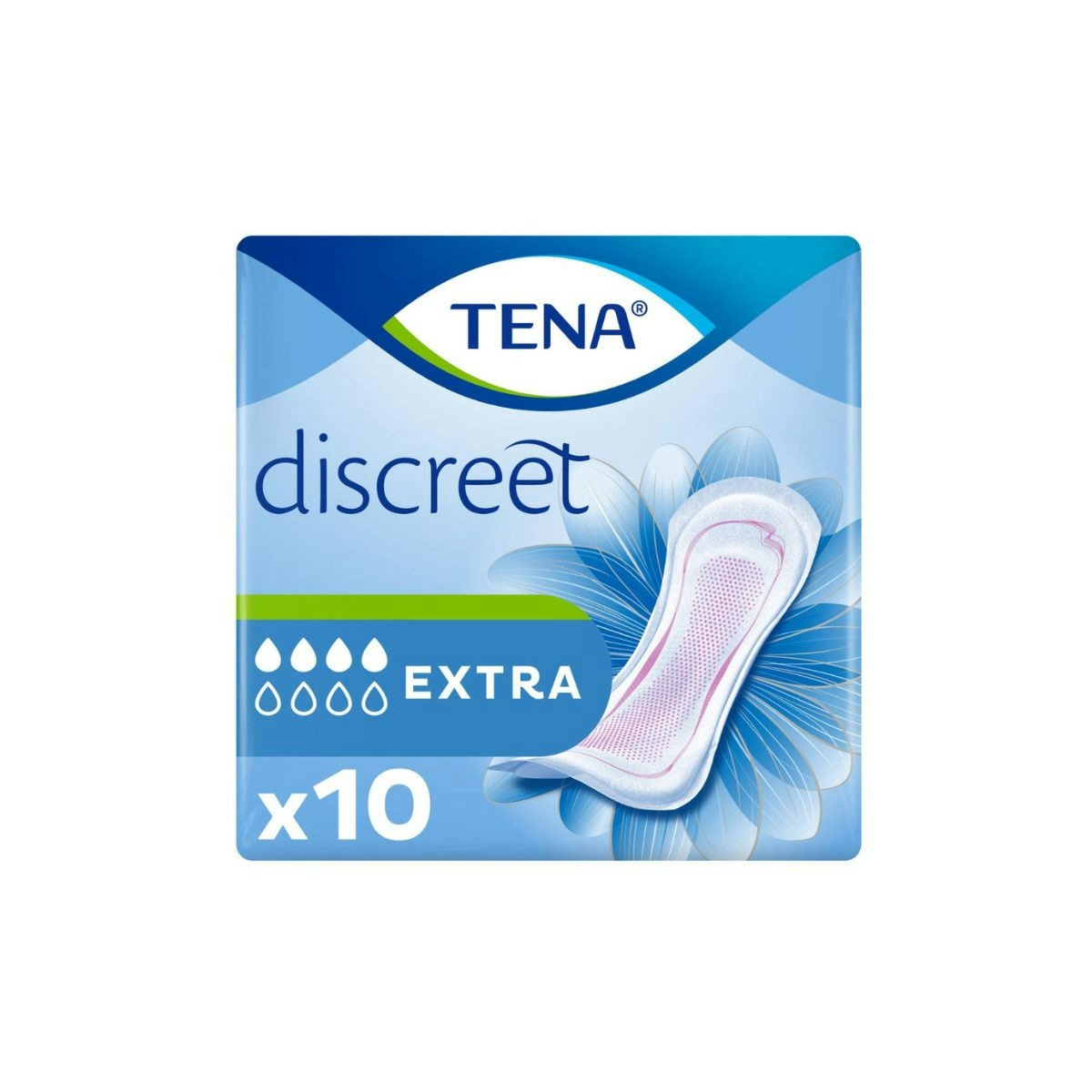Imagen de Compresas Incontinencia Tena Discreet Extra 10 Uds