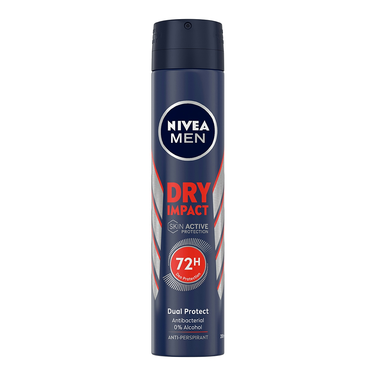 Desodorante dry NIVEA men impact plus spray 200 ml