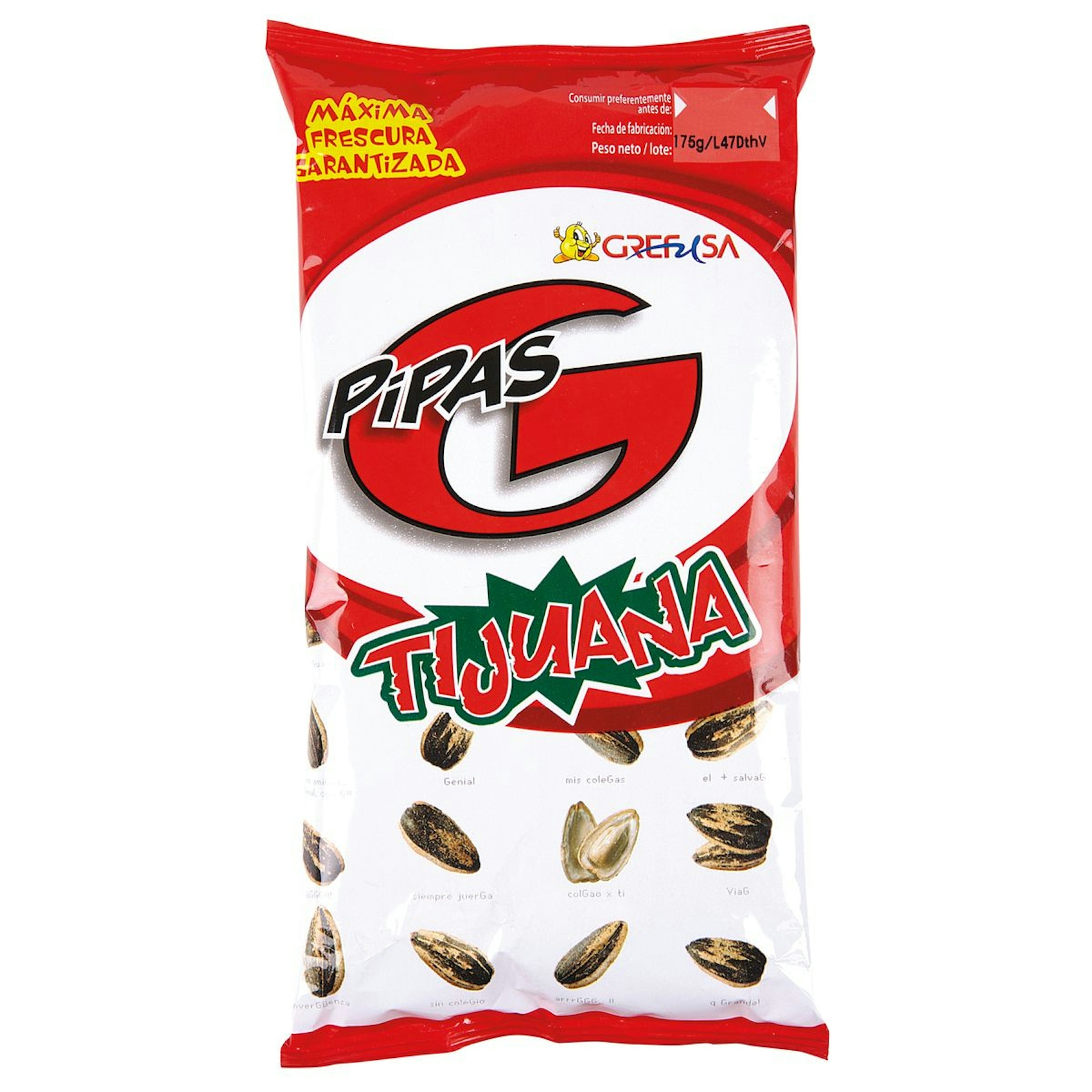 Pipas tijuana GREFUSA 165 gr 0