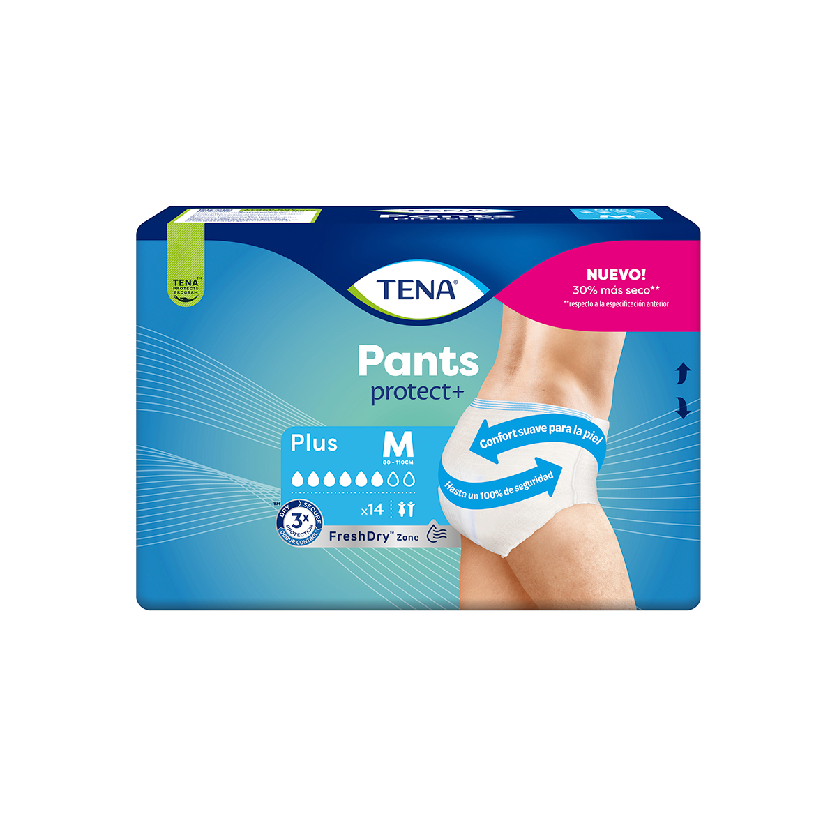 Imagen de Pants Incontinencia Tena Talla M 14 Uds