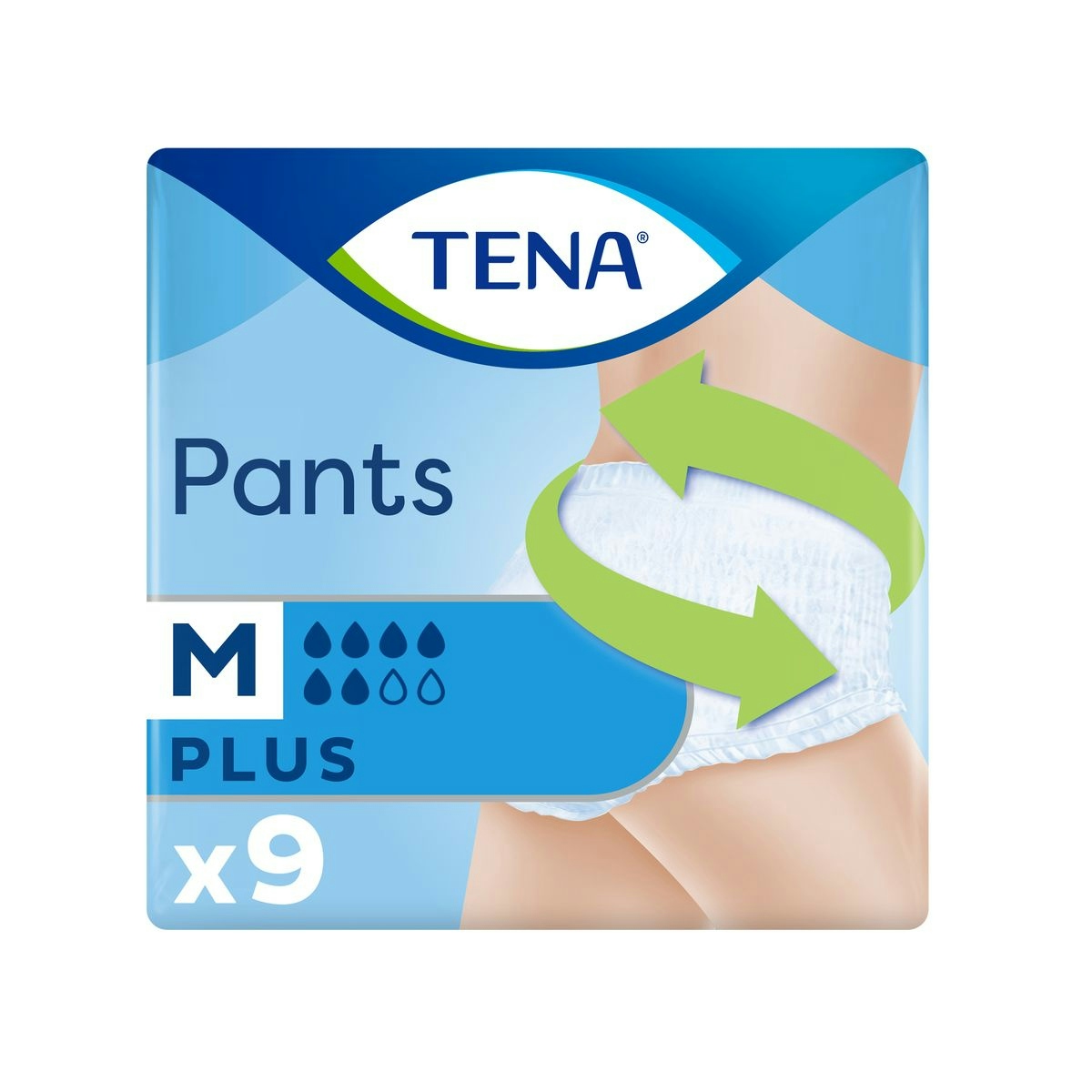 Pantys incontinencia TENA plus talla M paquete 9 uds