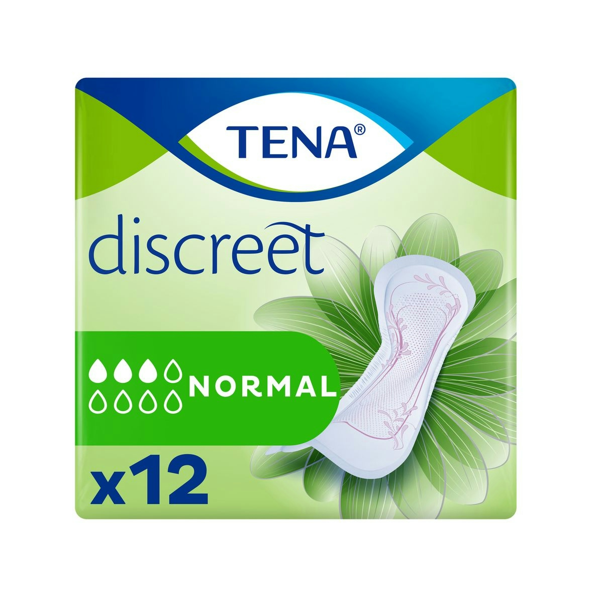 Compresas de incontinencia TENA normal paquete 12 uds
