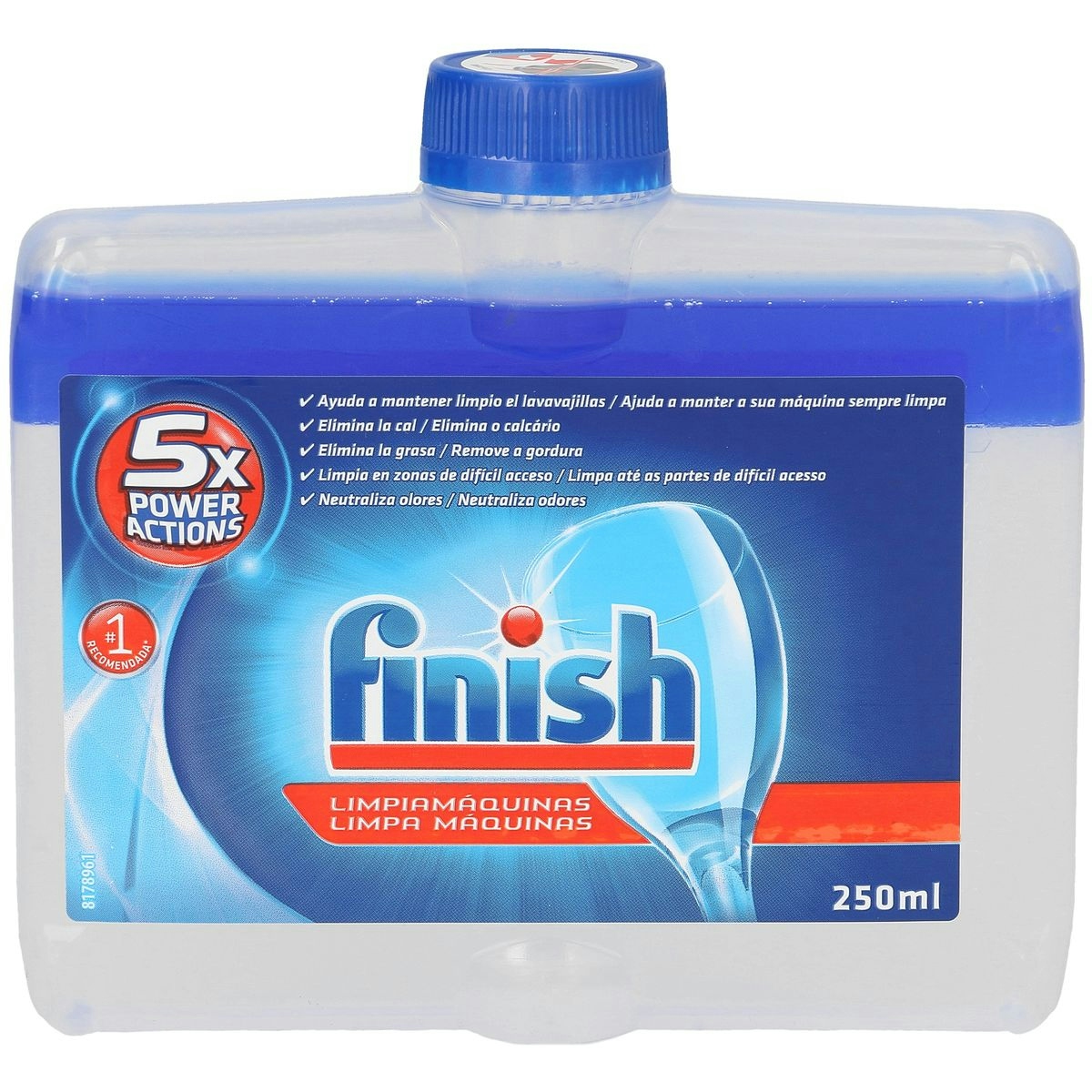 Limpiador lavavajillas FINISH botella 250 ml