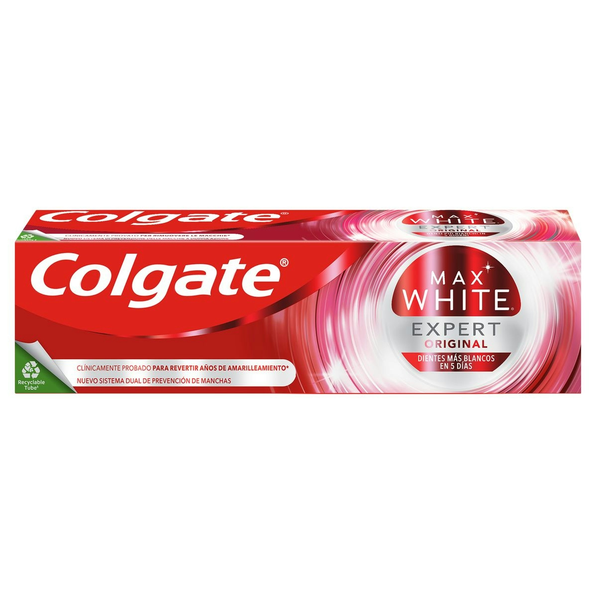 Pasta dentífrica COLGATE max white expert tubo 75 ml