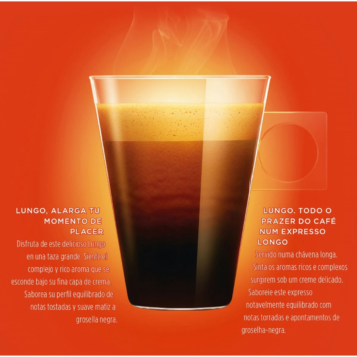 Café lungo DOLCE GUSTO 100% arabica 16 cápsulas caja 100 gr