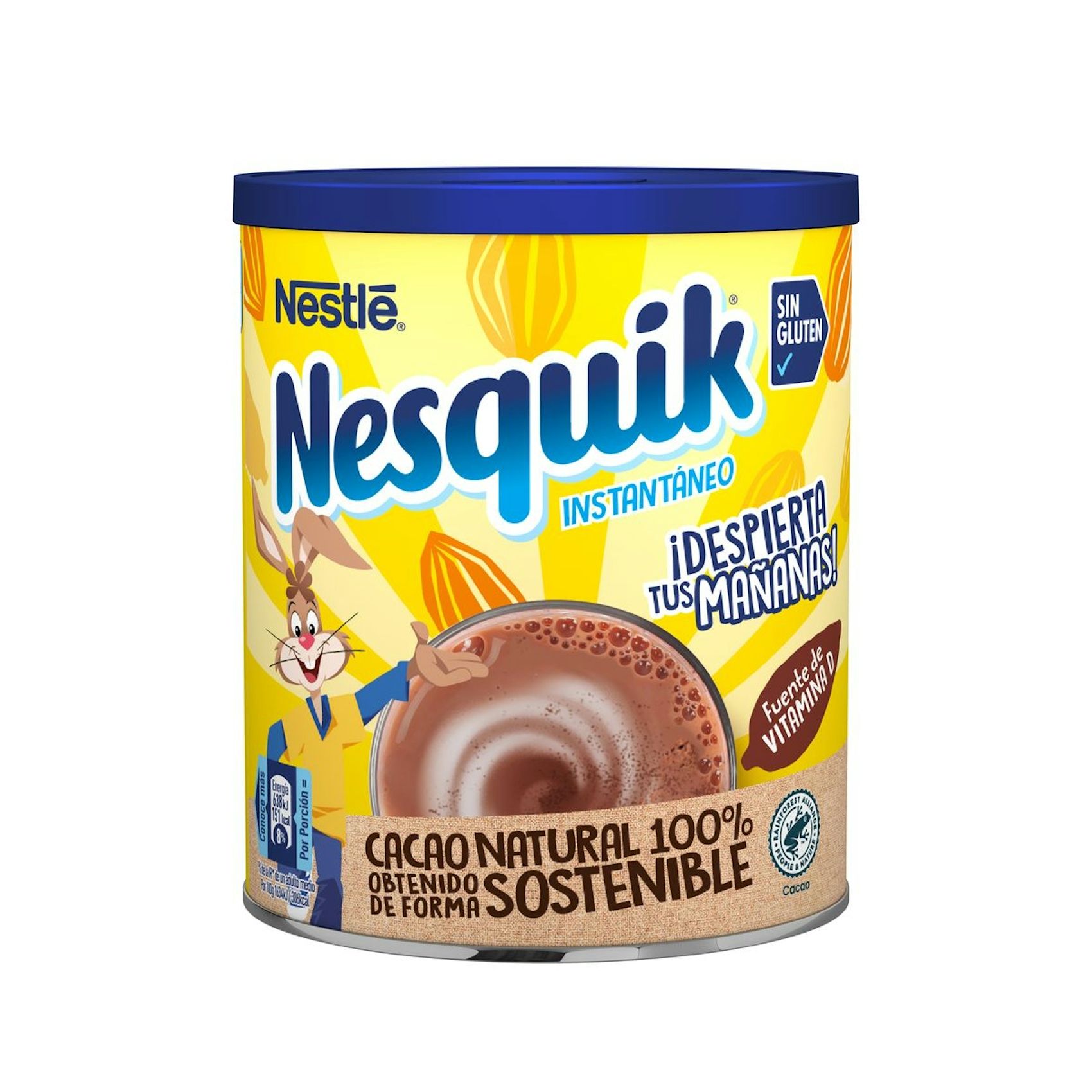 Nesquik Cacao Instantaneo Nestlé Lata 400 Gr