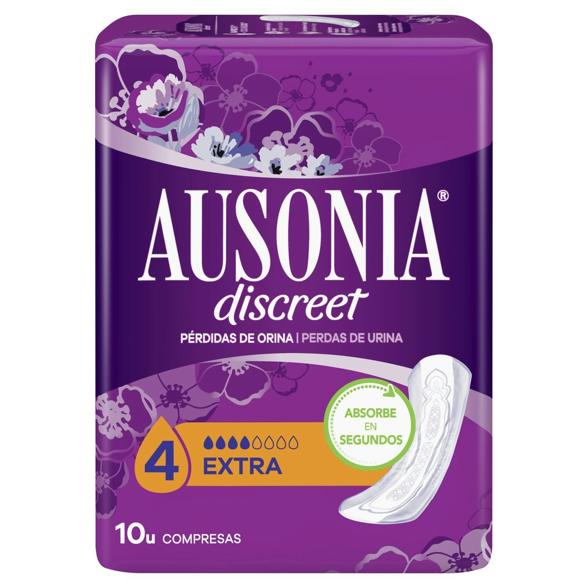 Compresas de incontinencia AUSONIA extra paquete 10 uds