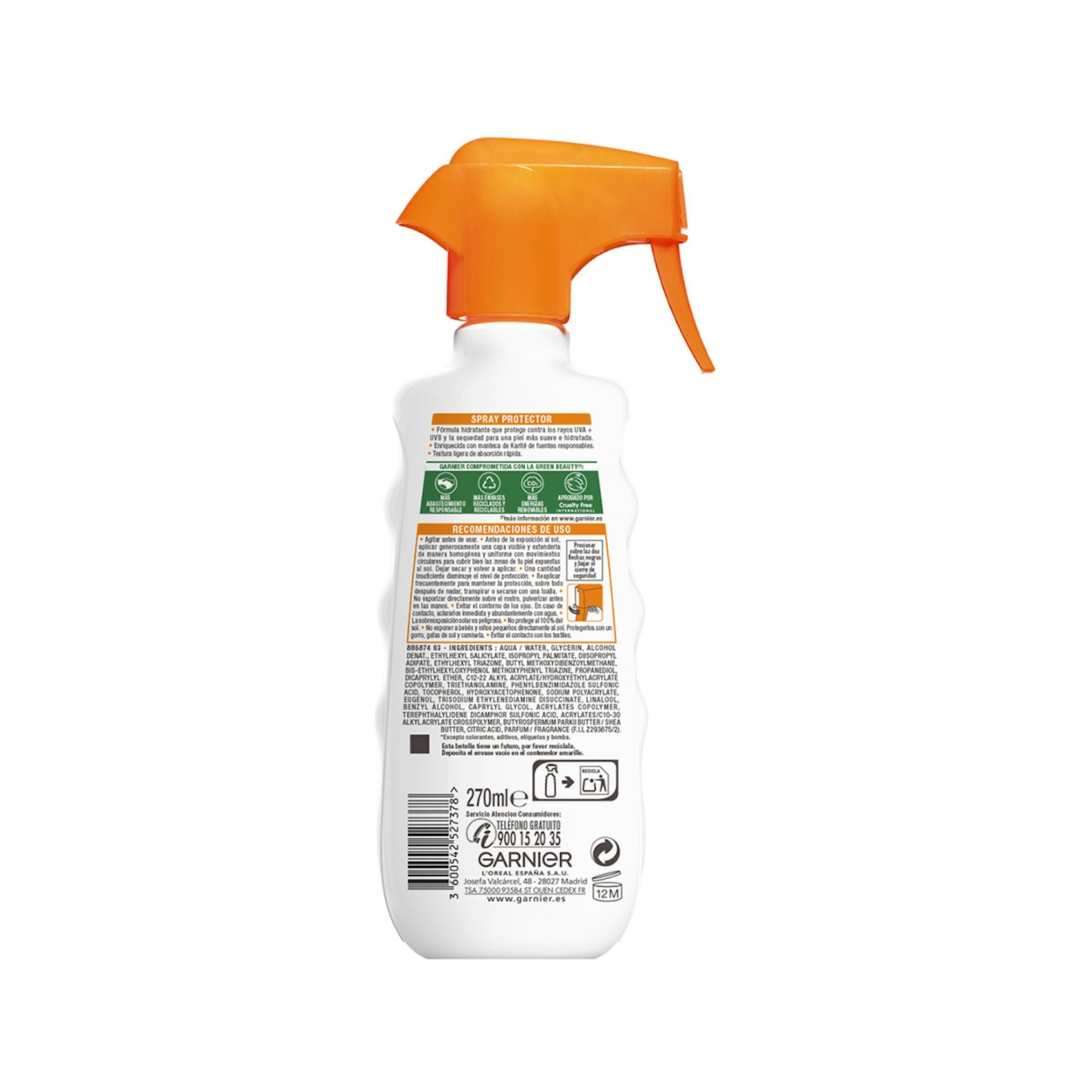 Protector solar 30 spf DELIAL spray pistola 300 ml