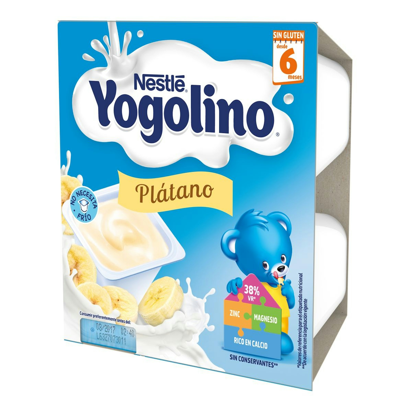 Yogolino plátano NESTLE pack 4x100 gr