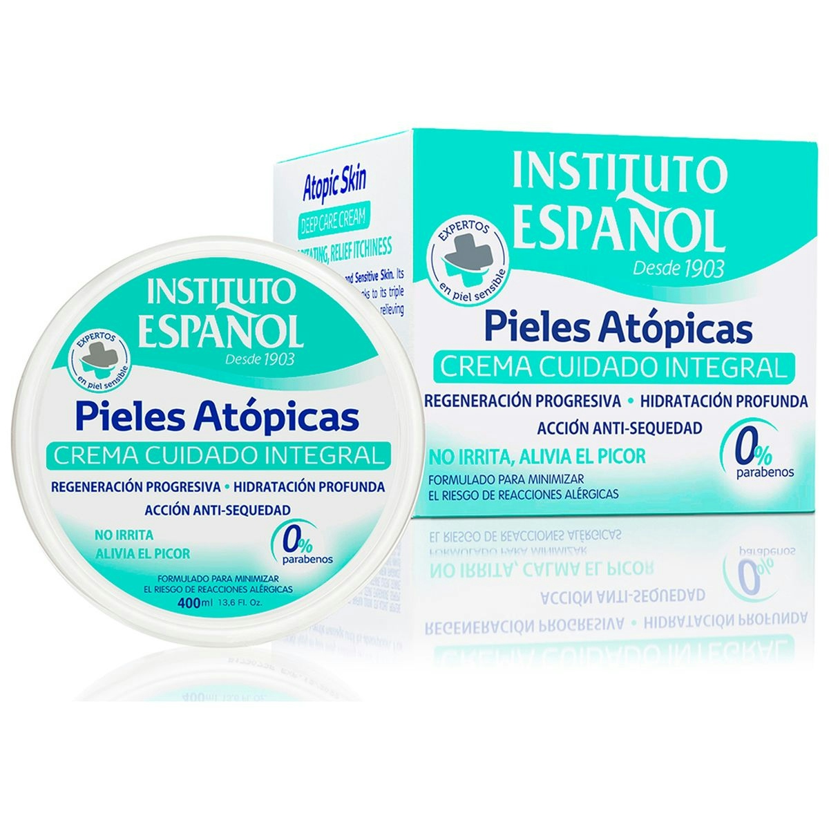 Crema Pieles Atópicas Instituto Español Cuidado Integral 400Ml Crema Pieles Atópicas Instituto Español Cuidado Integral 400Ml 0
