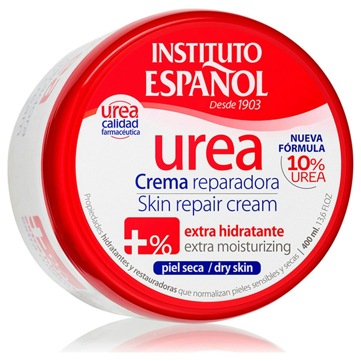 Crema corporal reparadora INSTITUTO ESPAÑOL urea piel seca 400 ml