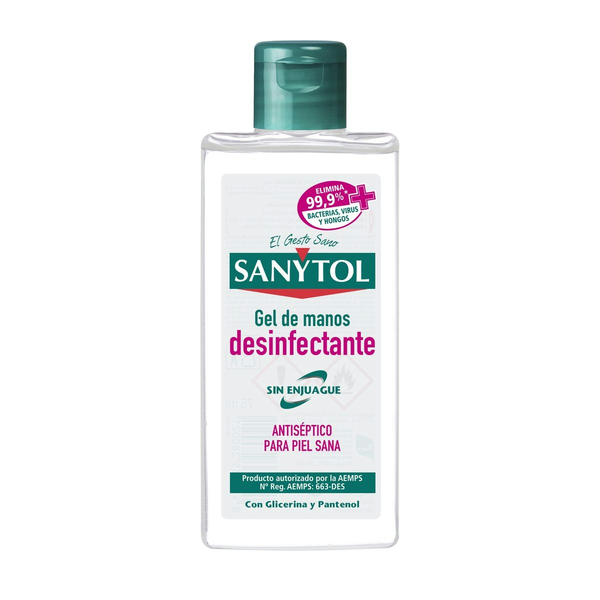 Gel manos higienizante SANYTOL 75 ml