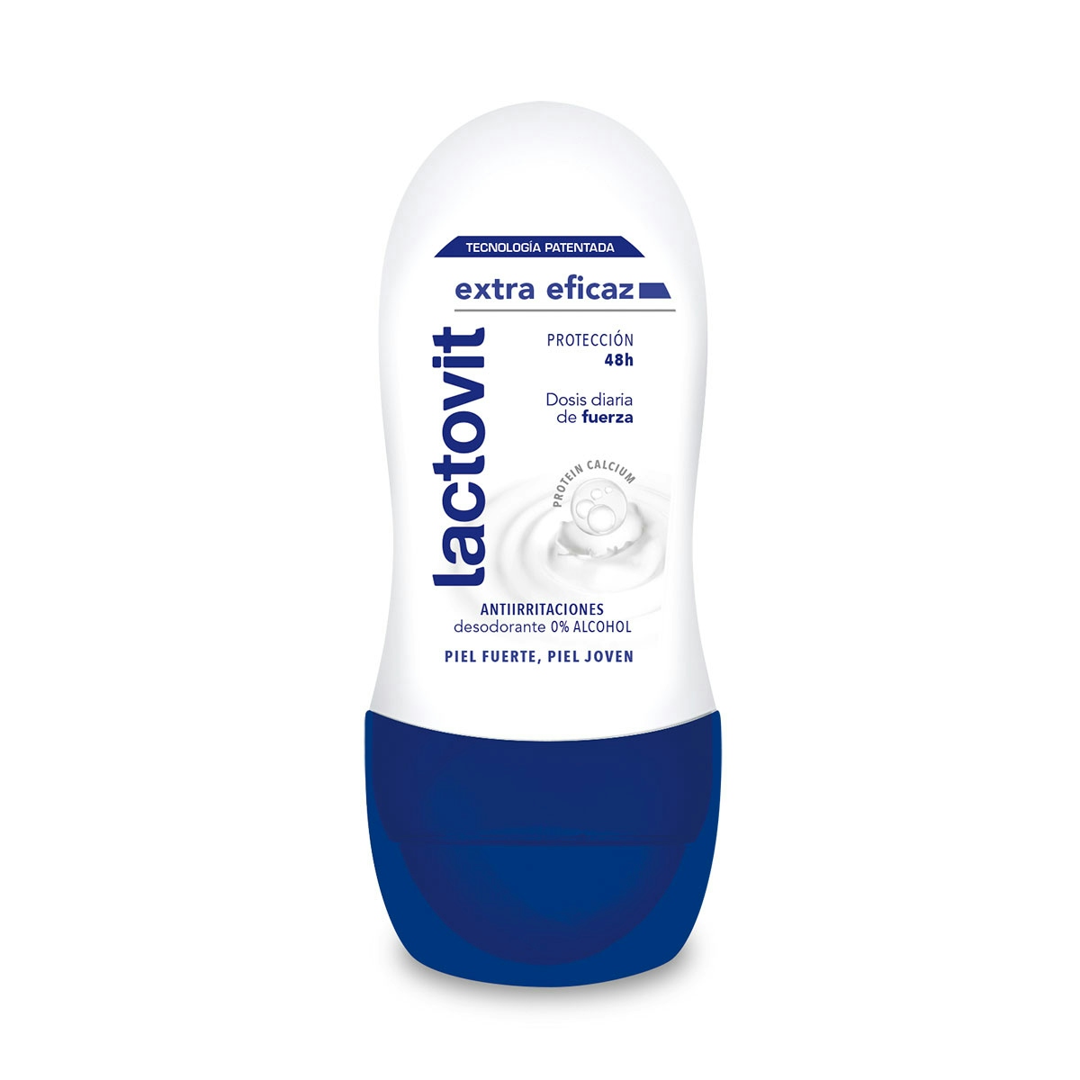 Lactovit - Desodorante Roll On Extra Eficaz Protección Inteligente, Anti-Irritaciones y 48H de Eficacia - 50 ml