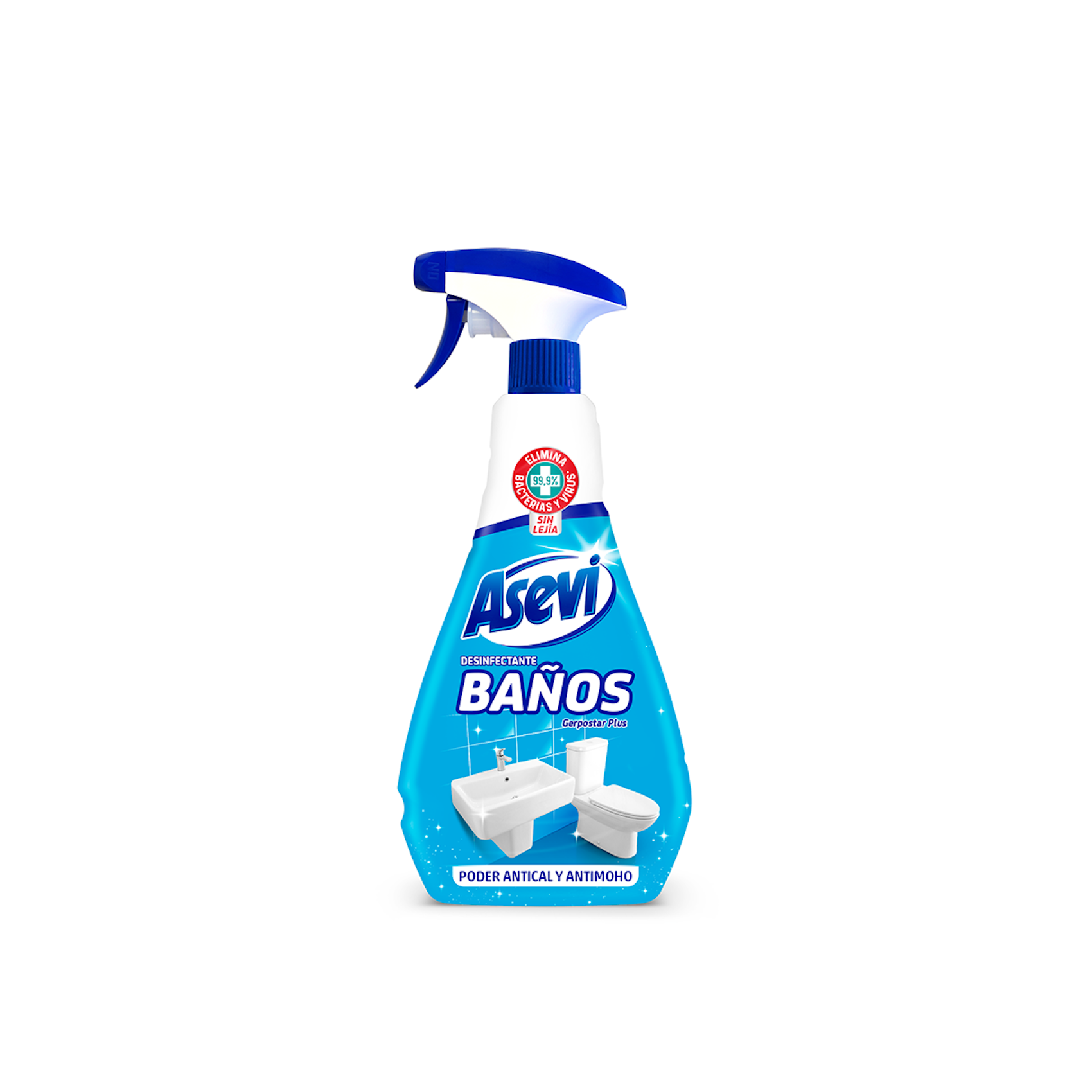 Desinfectante Baños Asevi Gerpostar 720 Ml