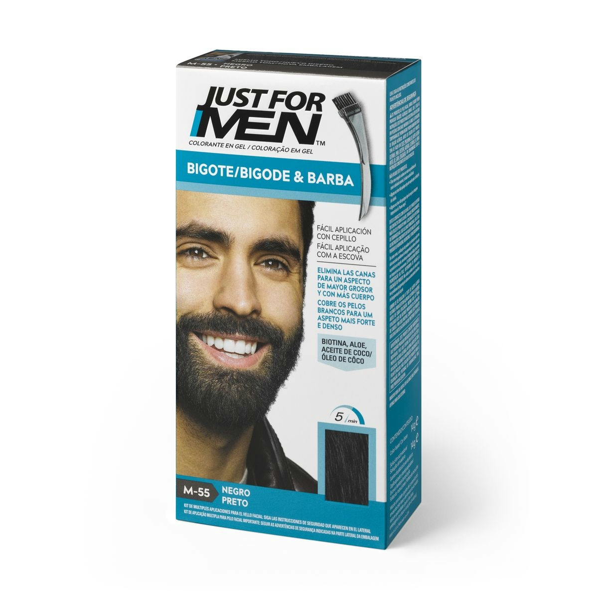 Tinte para barba Negro JUST FOR MEN 1 ud