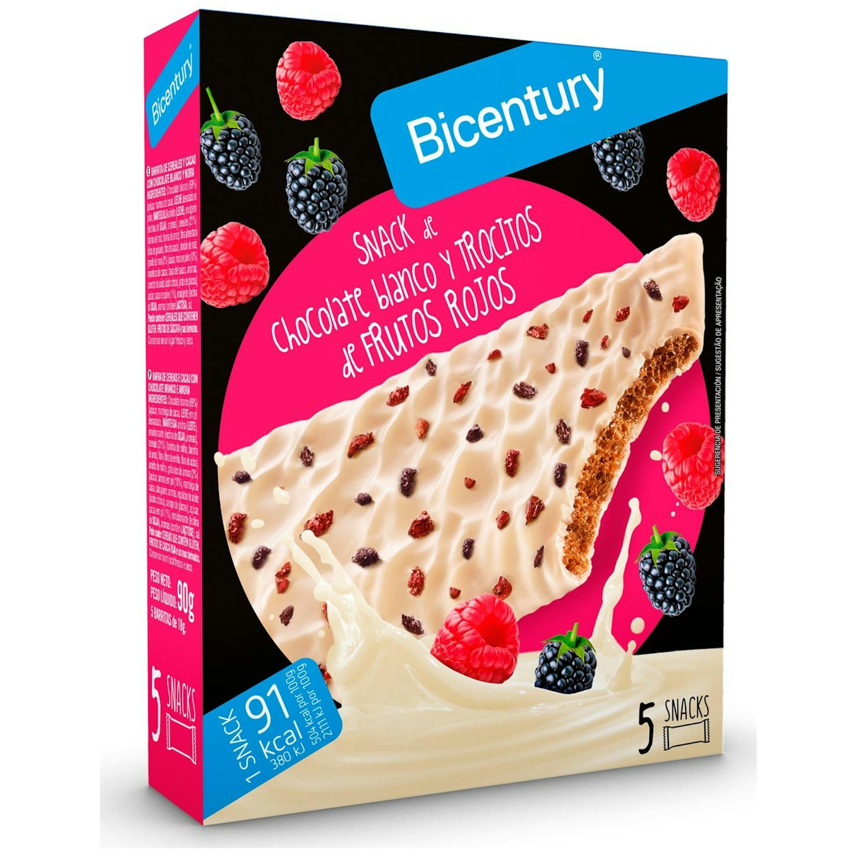 Barrita Frutos Rojos Bicentury 90 Gr 0