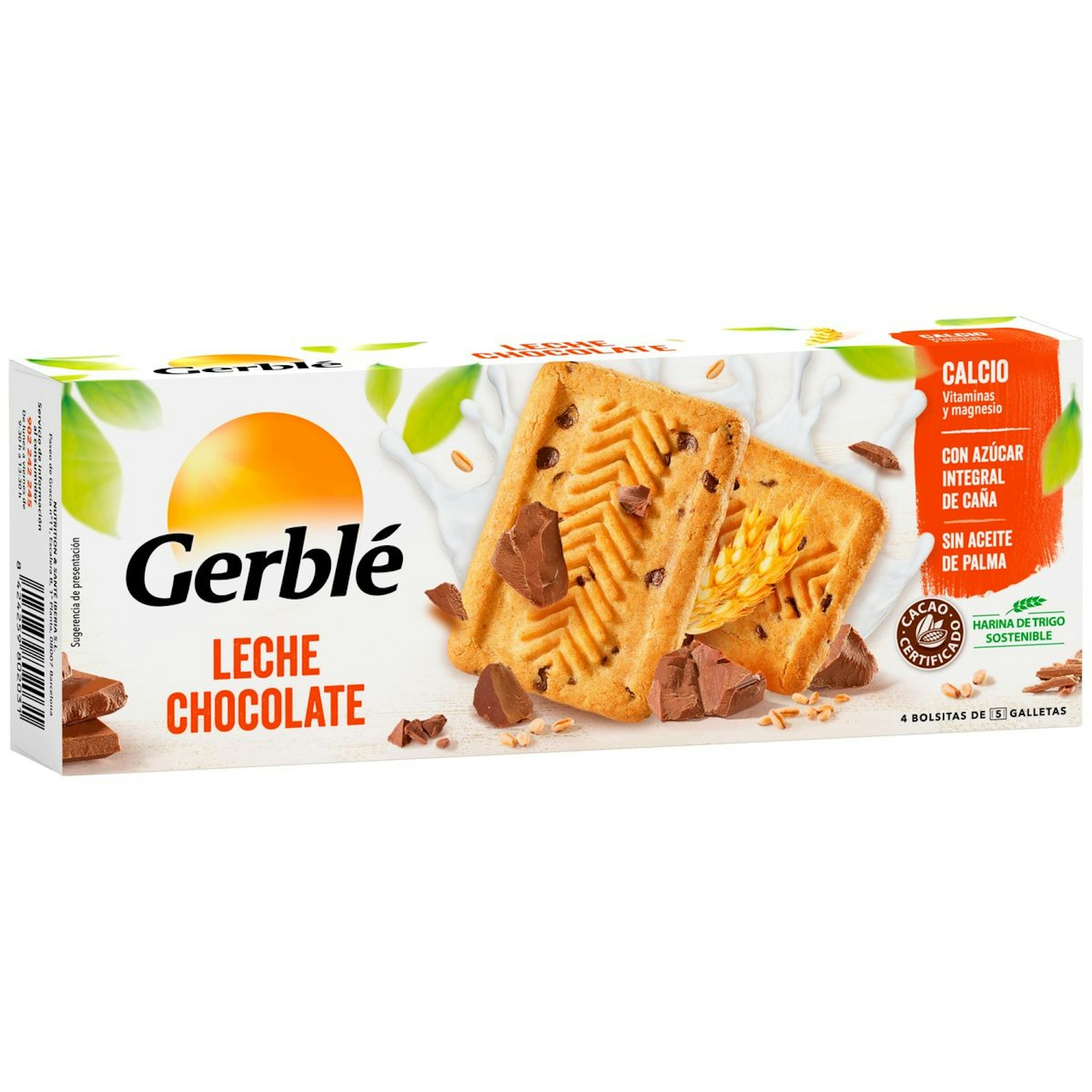 Galleta Leche Y Chocolate Gerble 230 Gr