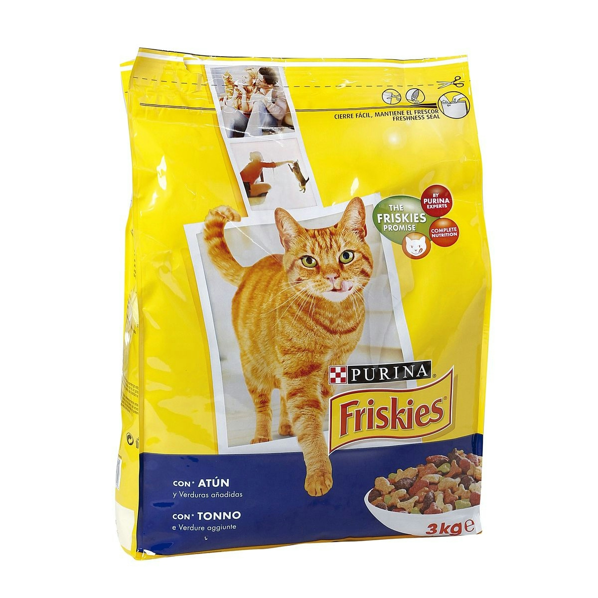 Alimento gatos FRISKIES atún y verduras bolsa 3 Kg