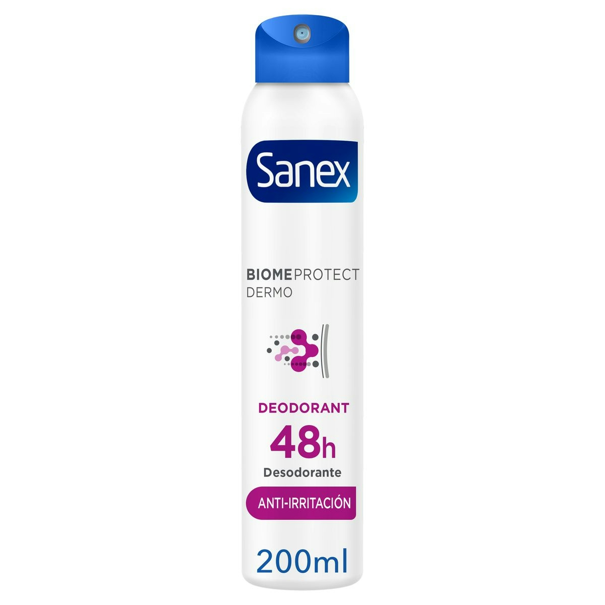 Desodorante spray Sanex BiomeProtect Dermo 48h anti-Irritación 200ml