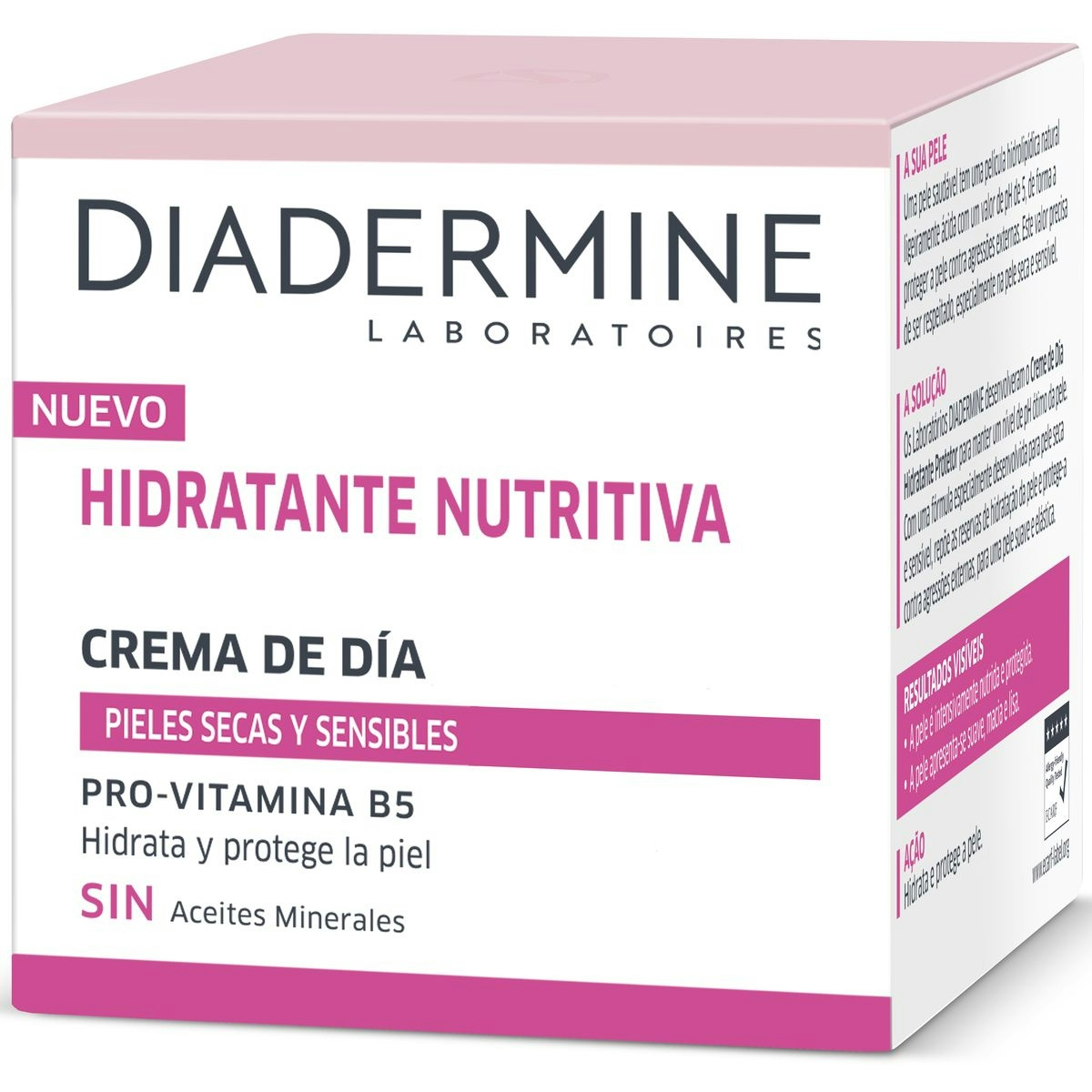 Crema hidratante de día DIADERMINE nutritiva piel seca/sensible tarro 50 ml