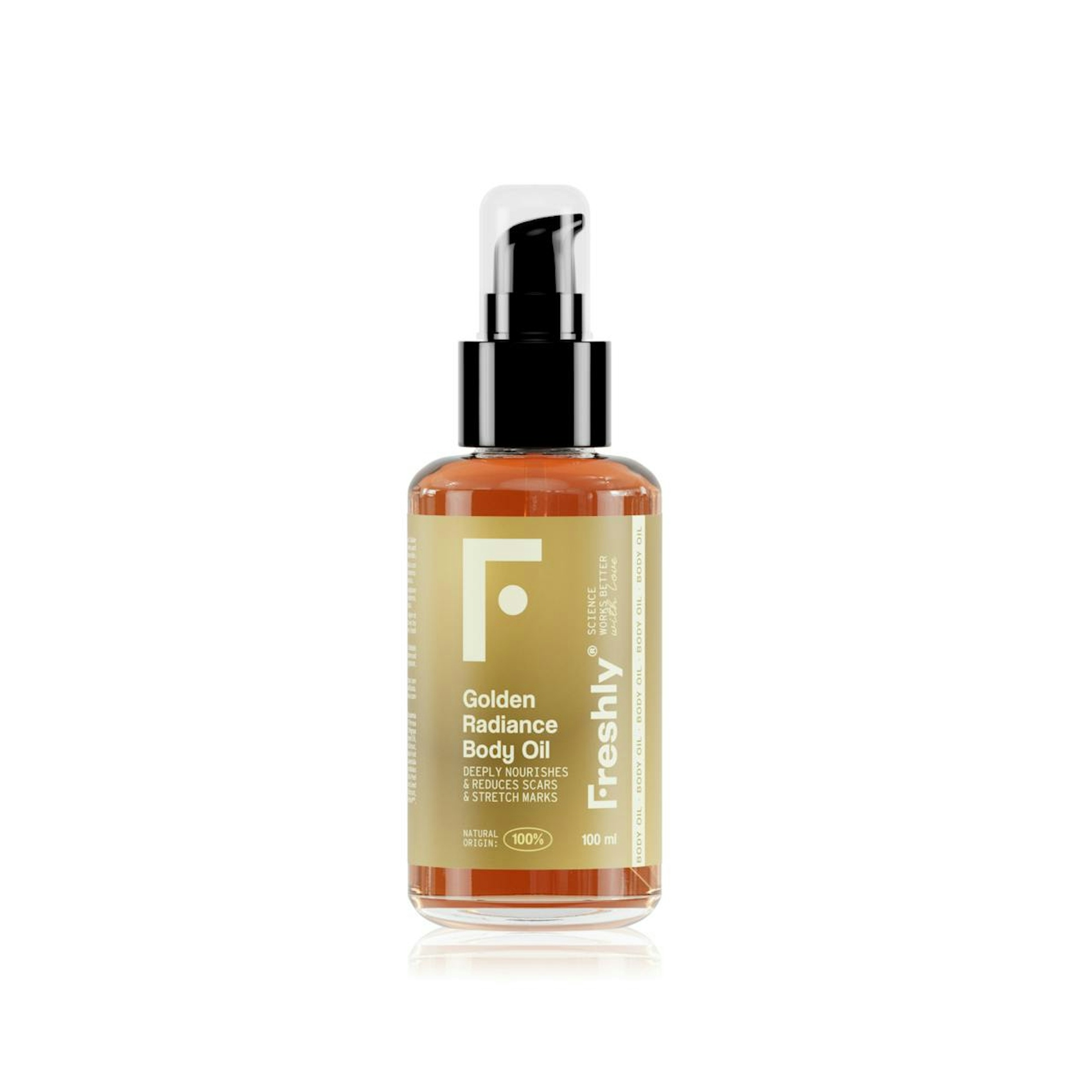 Aceite Corporal Golden Radiance Freshly Cosmetics 100Ml 0