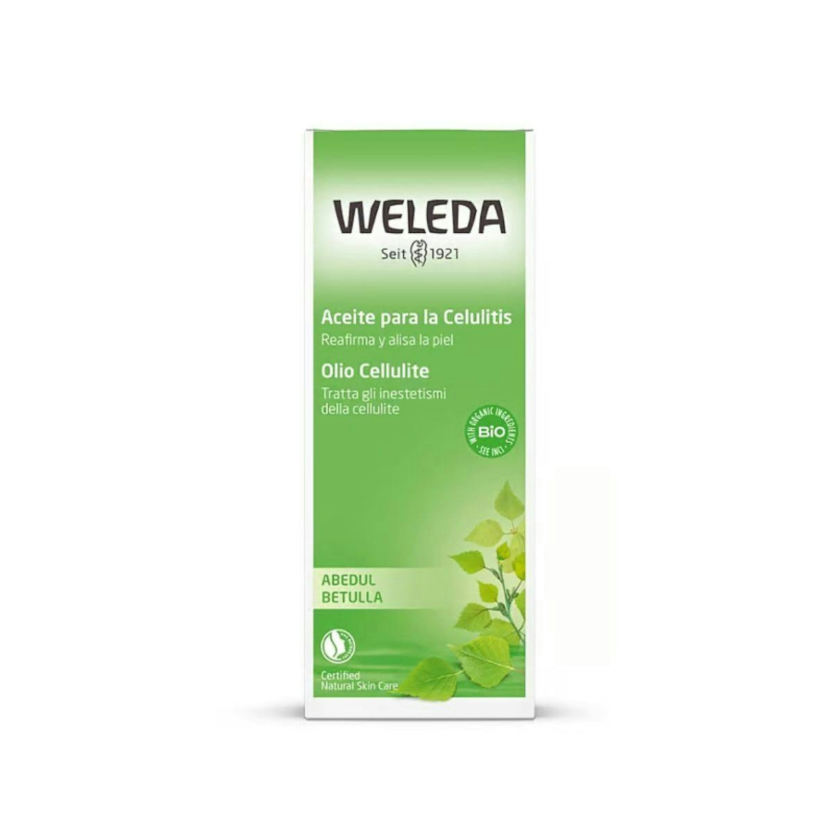 Óleo De Bétula Para Celulite Weleda 100Ml