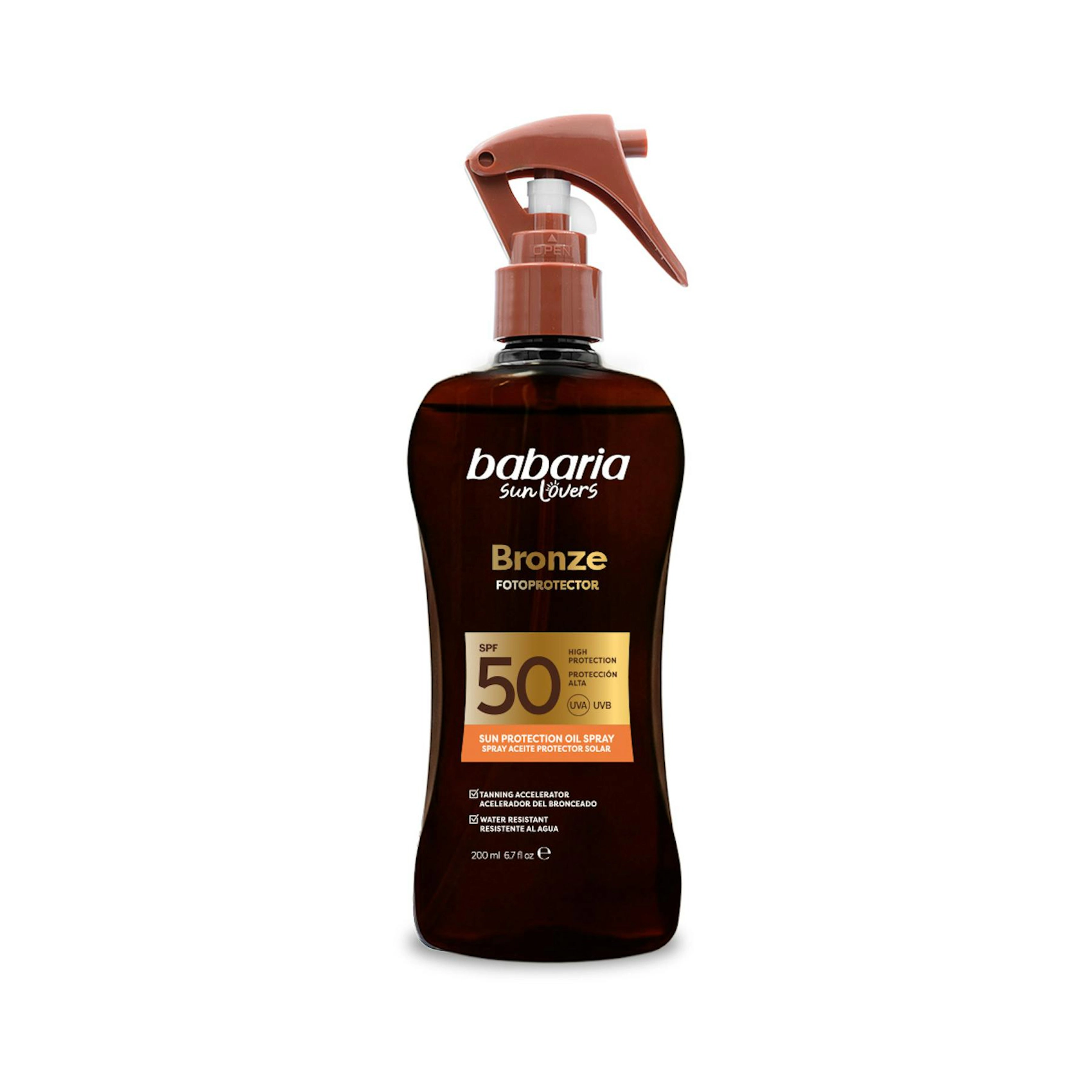 Aceite Solar Bronze Coco SPF50 Babaria 200Ml 0