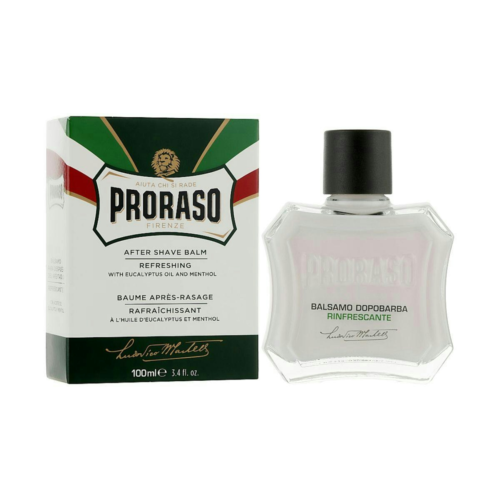 After Shave Bálsamo Refrescante Proraso 100Ml 0