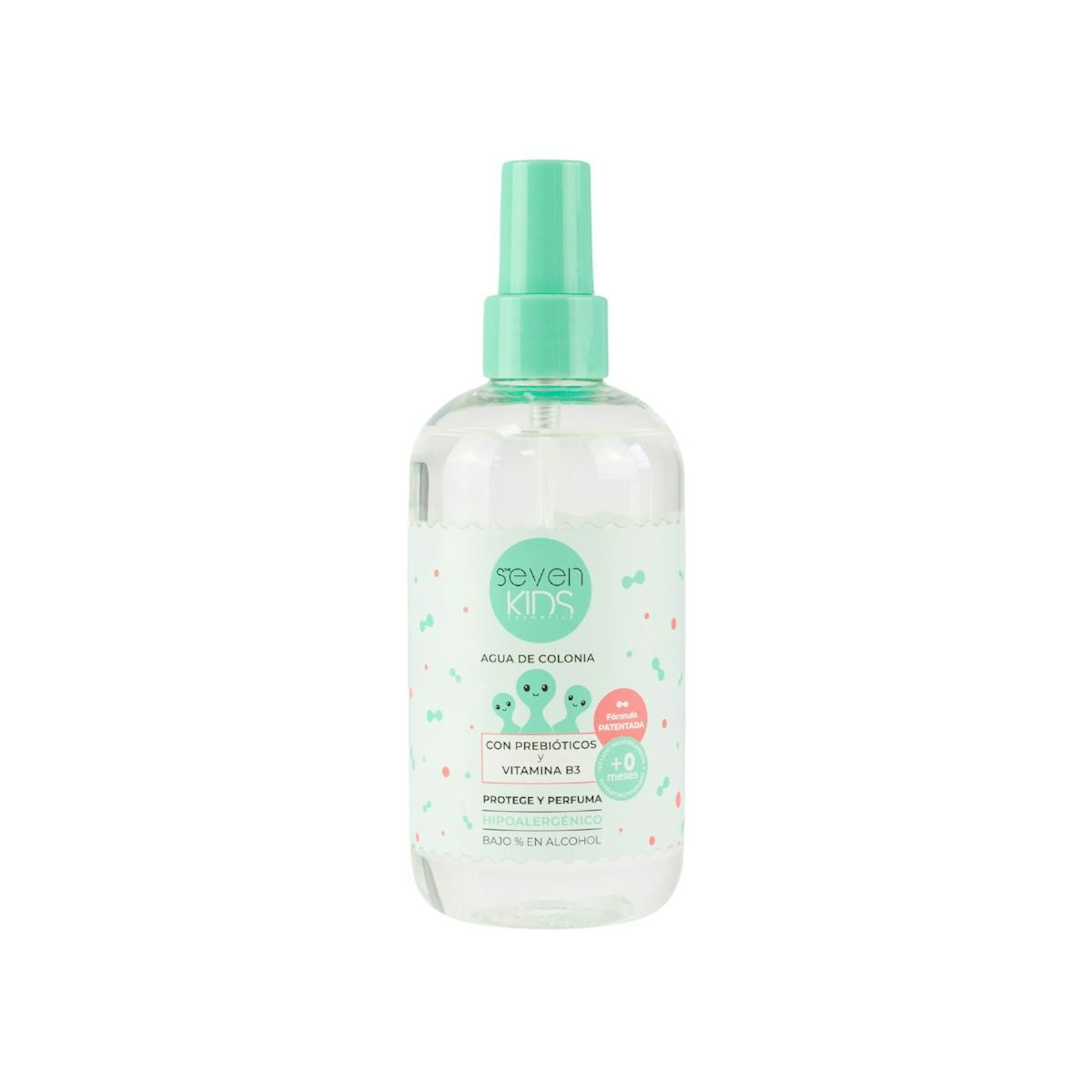Agua De Colonia Prebióticos Y Vitamina B3 Seven Kids 250Ml 0