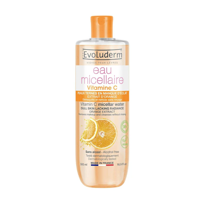Agua Micelar Vitamina C Evoluderm 500 Ml