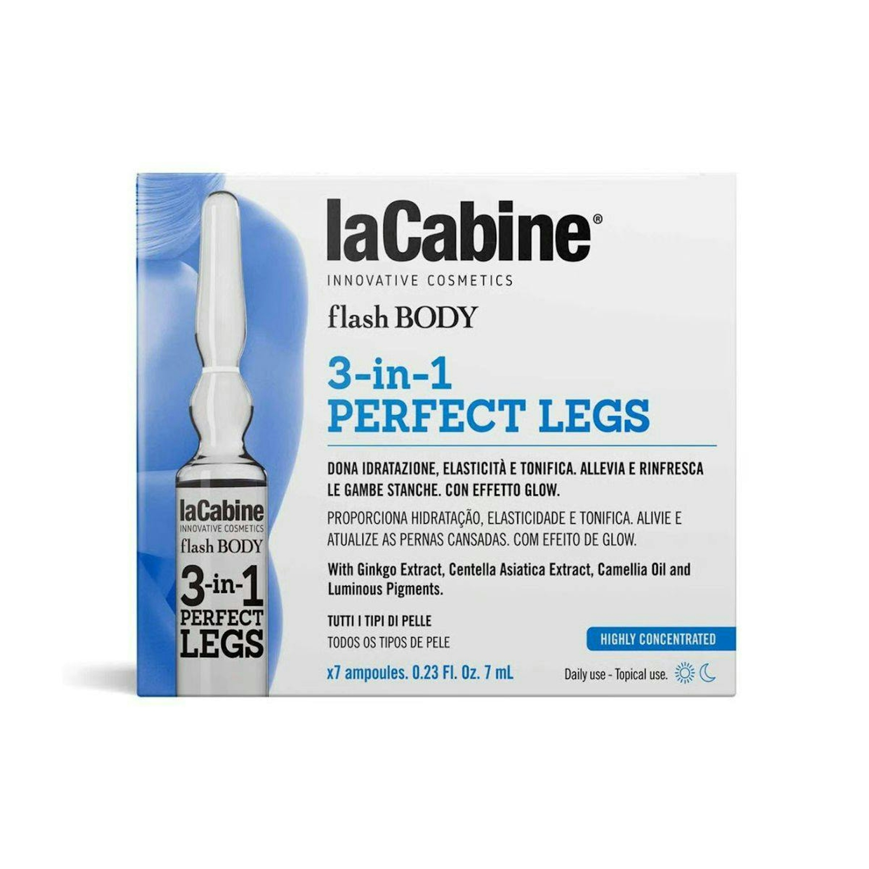 Ampollas 3 En 1 Piernas Perfectas LaCabine 7 Uds 0