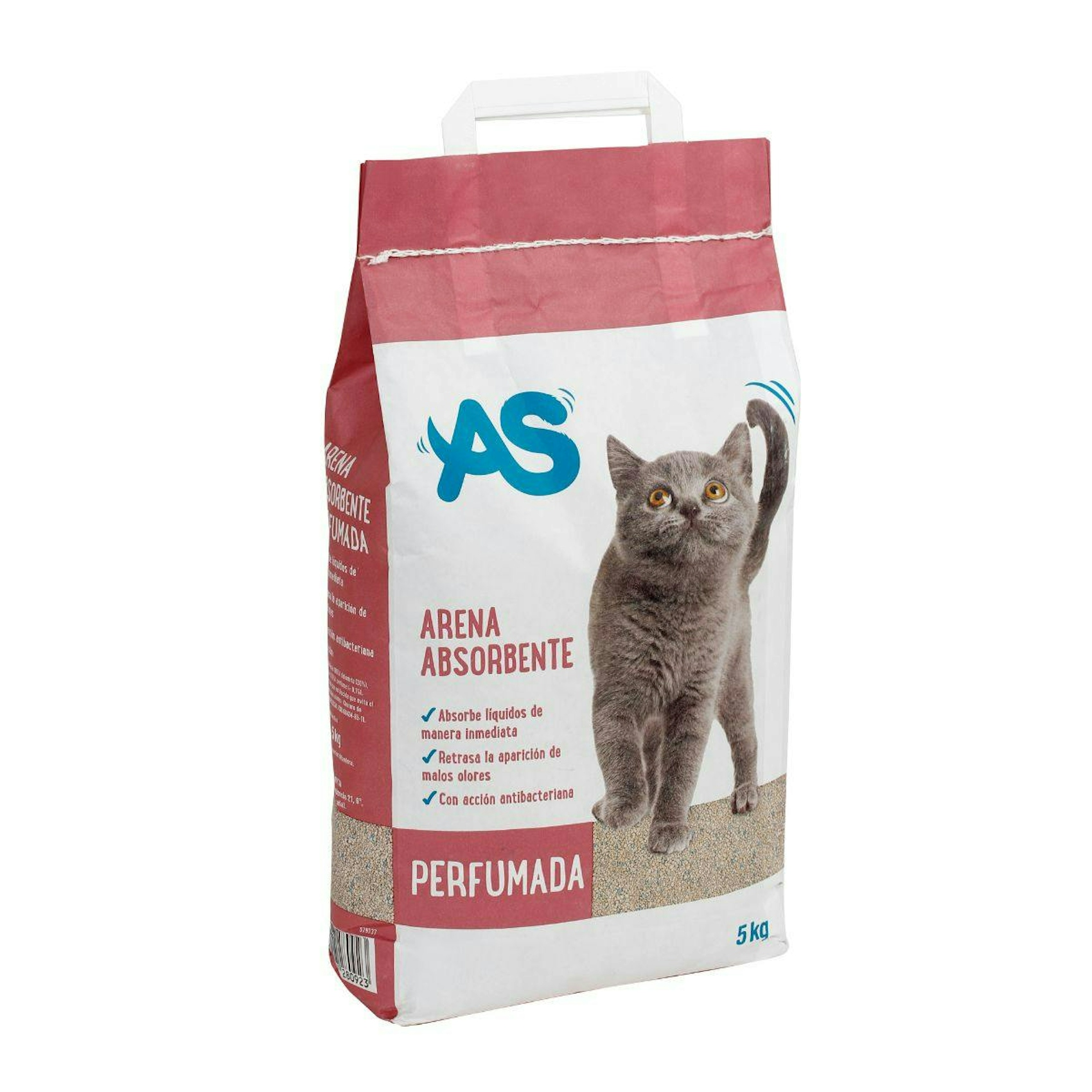 Arena Absorbente Perfumada Para Gatos AS 5Kg