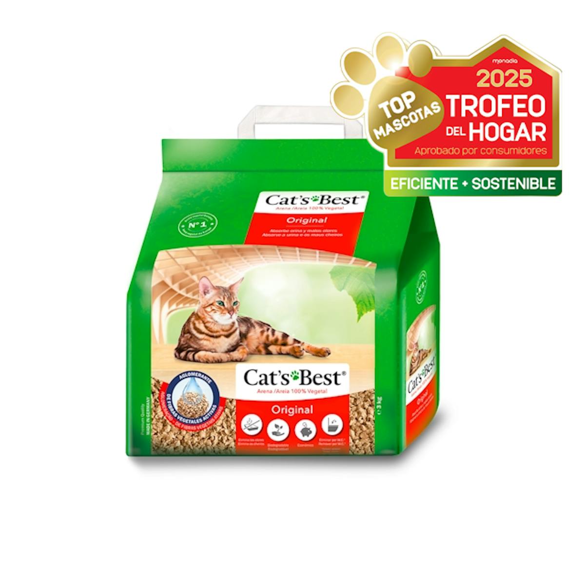 Imagen de Arena Aglomerante Vegetal Cat's Best 7L