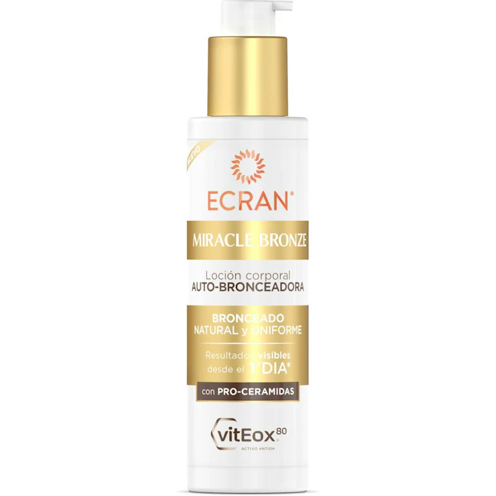 Loción Autobronceadora Miracle Bronze Ecran 200Ml