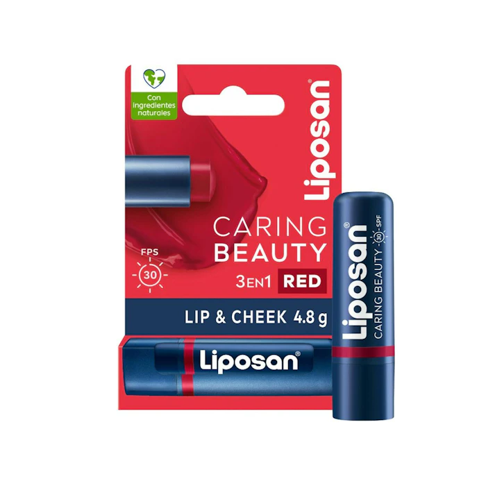 Bálsamo Labial Caring Beauty Red Liposan